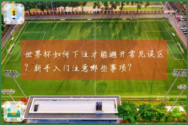 世界杯如何下注才能避开常见误区？新手入门注意哪些事项？