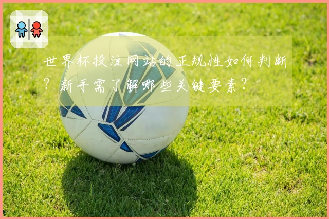 世界杯投注网站的正规性如何判断？新手需了解哪些关键要素？